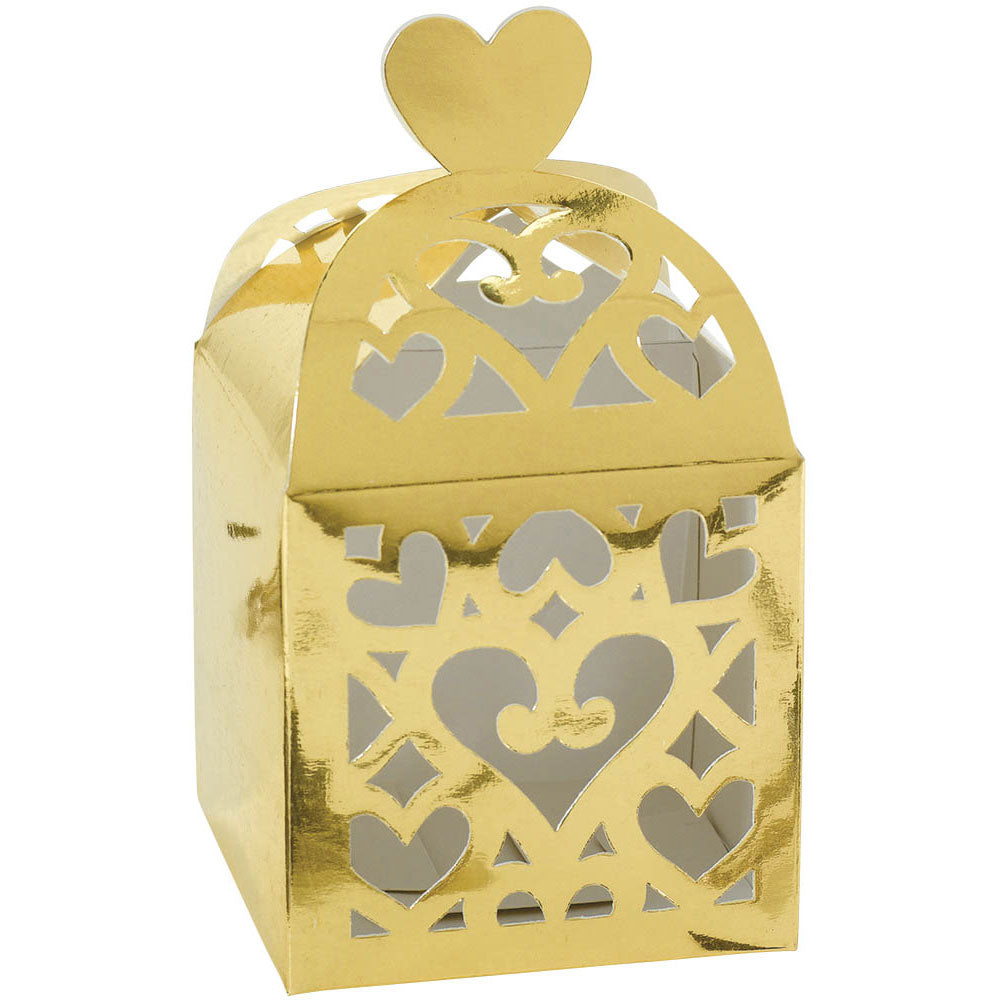 Favor Lantern Box - Gold