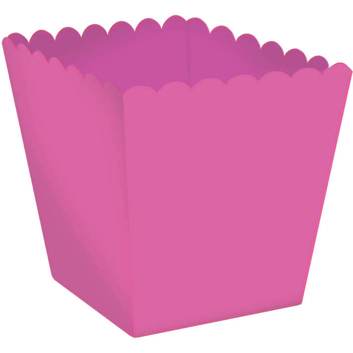 Scallop Favor Box Mega Pack-Bright Pink