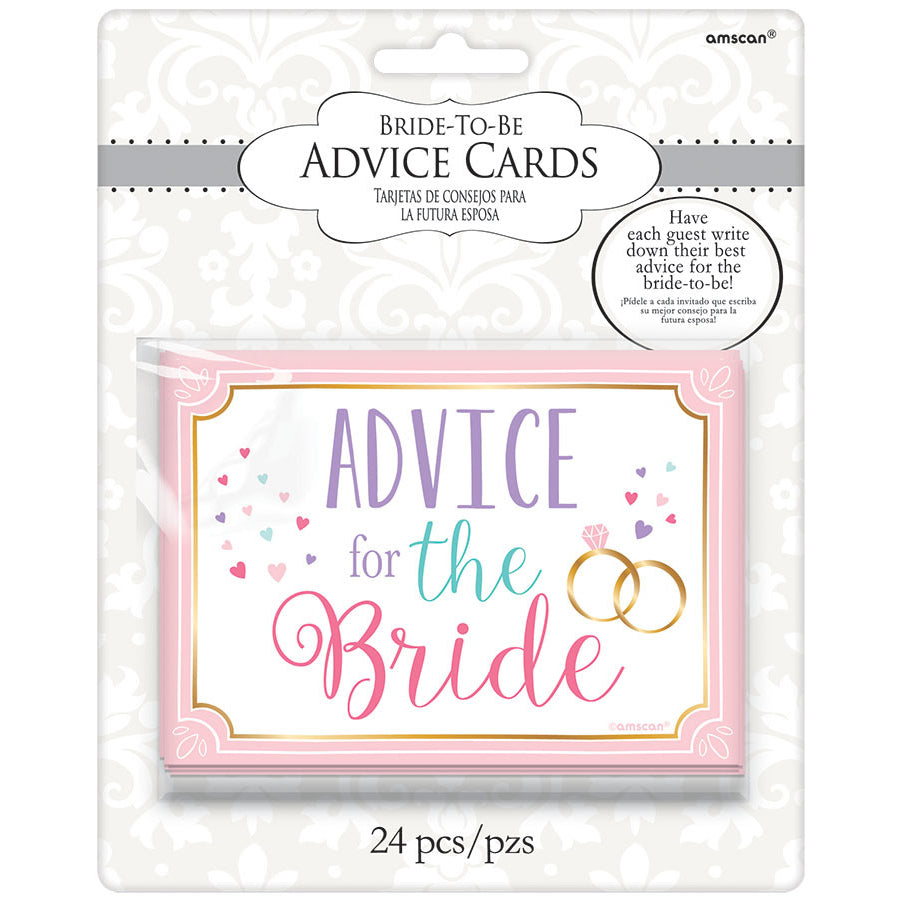 Advice for the Bride Advice Cards (24 ct)