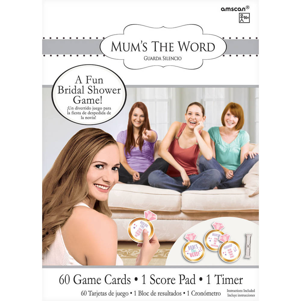Mums the Word Bridal Shower Party Game