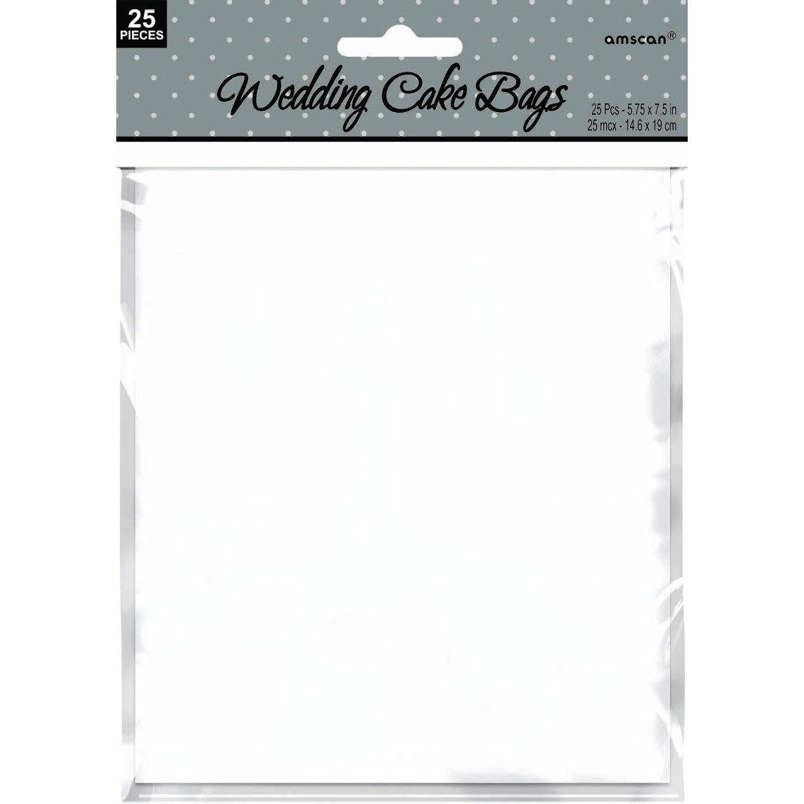 White Wedding Cake Bag