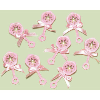 Baby Rattle Pink (8 ct)