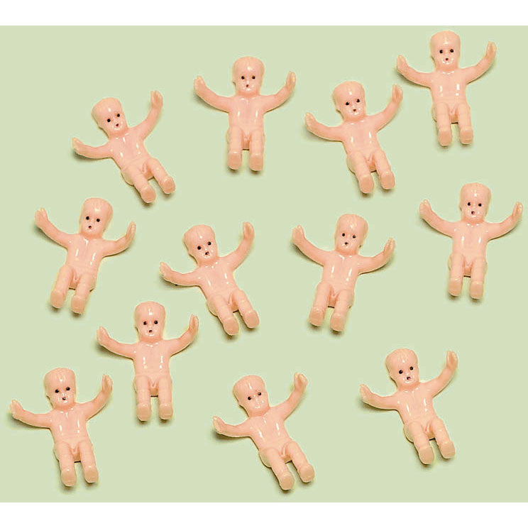 Tiny Plastic Baby (12 ct)