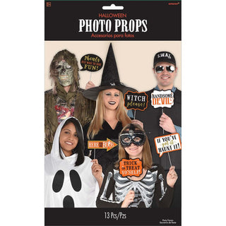 Halloween Words Photo Props (13 ct)