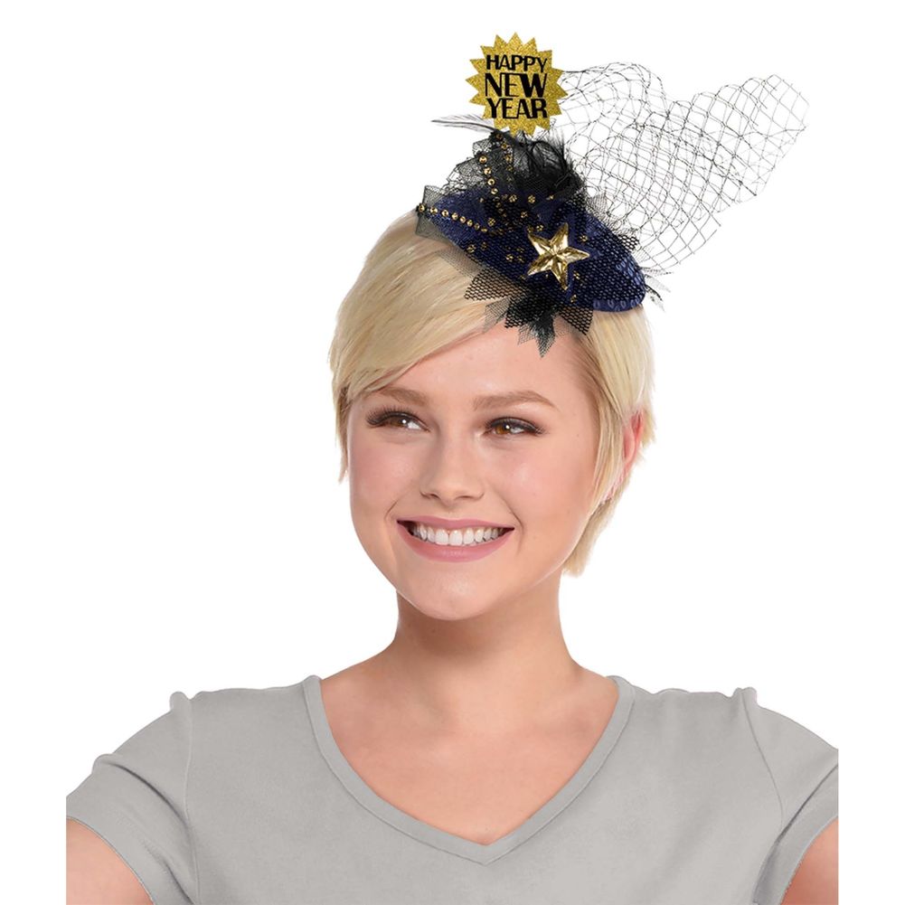 Midnight Happy NY Clip-On Couture Hat (1 ct)