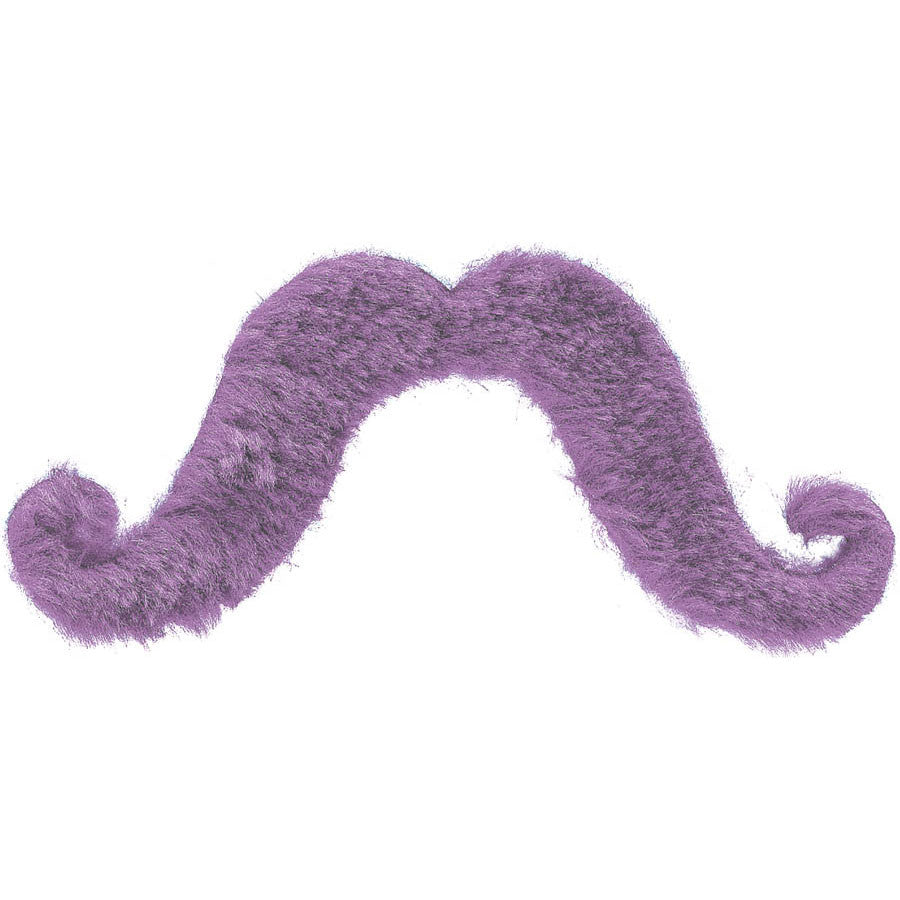 Purple Handlebar Mustache