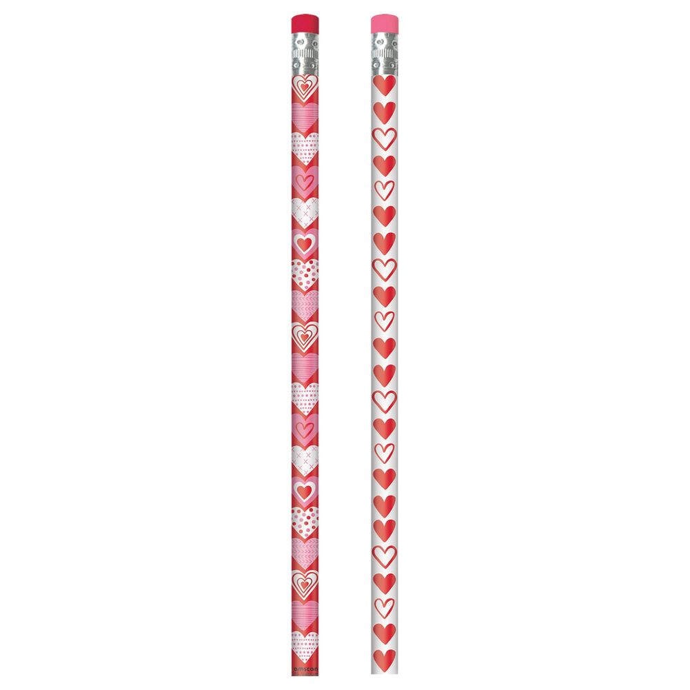 Valentine's Day Traditional Pencils (24ct)