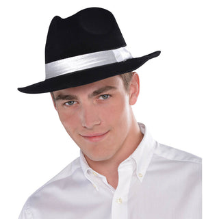 Black Gangster Hat