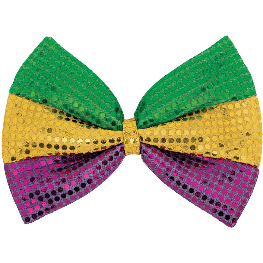 BOWTIE SEQUIN MARDI GRAS