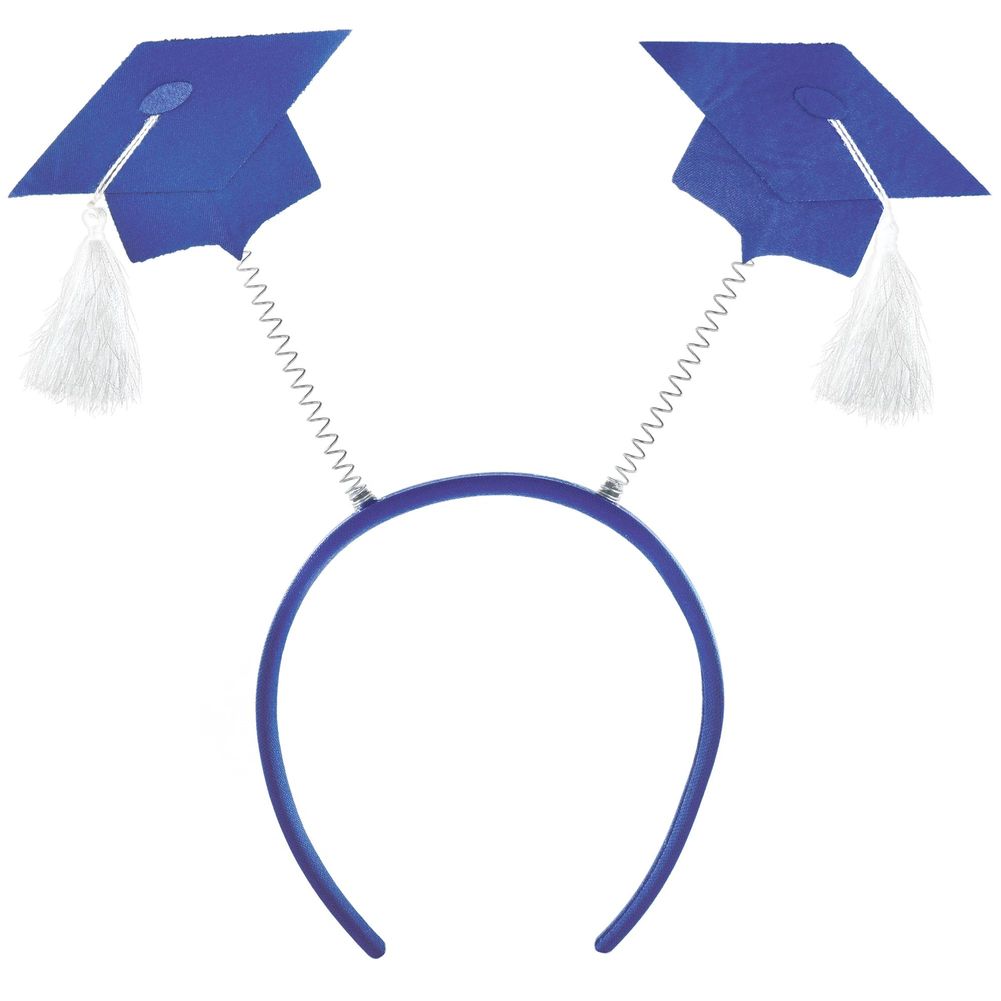 Grad Cap Headbopper Blue (1ct)