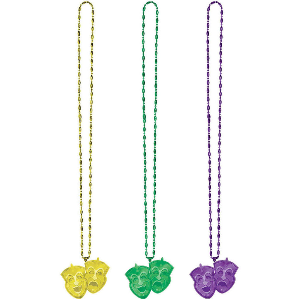 Bead Necklace With Masks