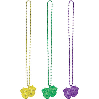Bead Necklace With Masks