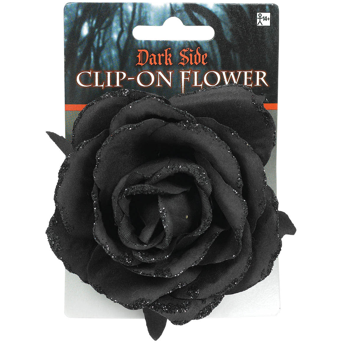 Goth Clip On Flower