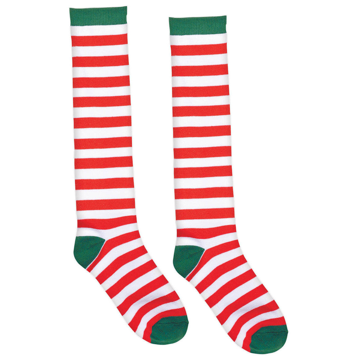 Candy Cane Stripe Knee Socks