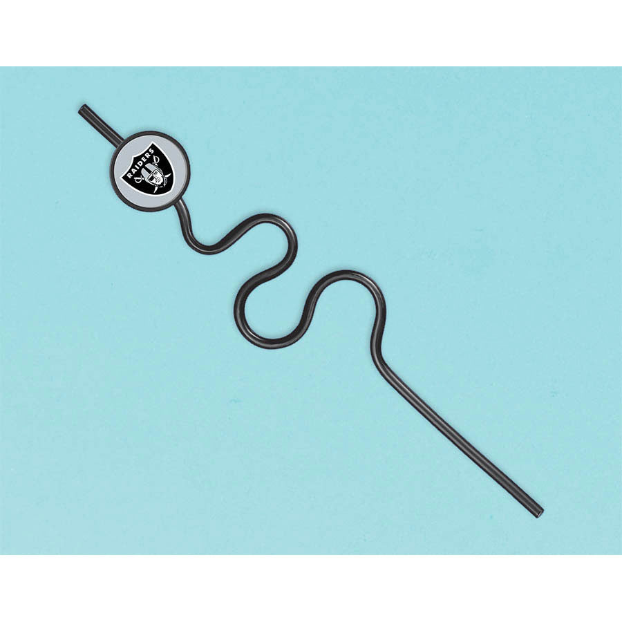 Oakland Raiders Krazy Straws