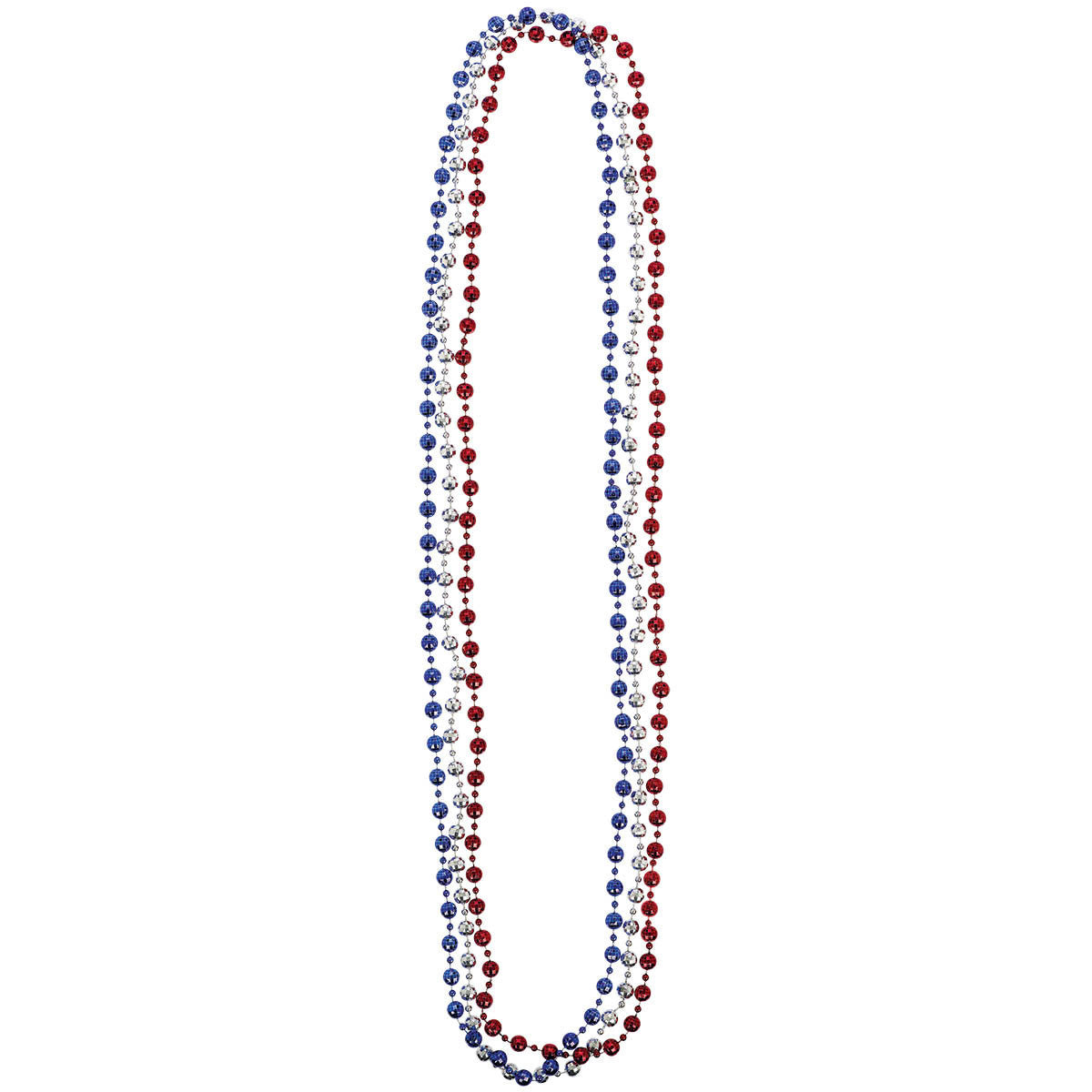 Patriotic Disco Ball Beads