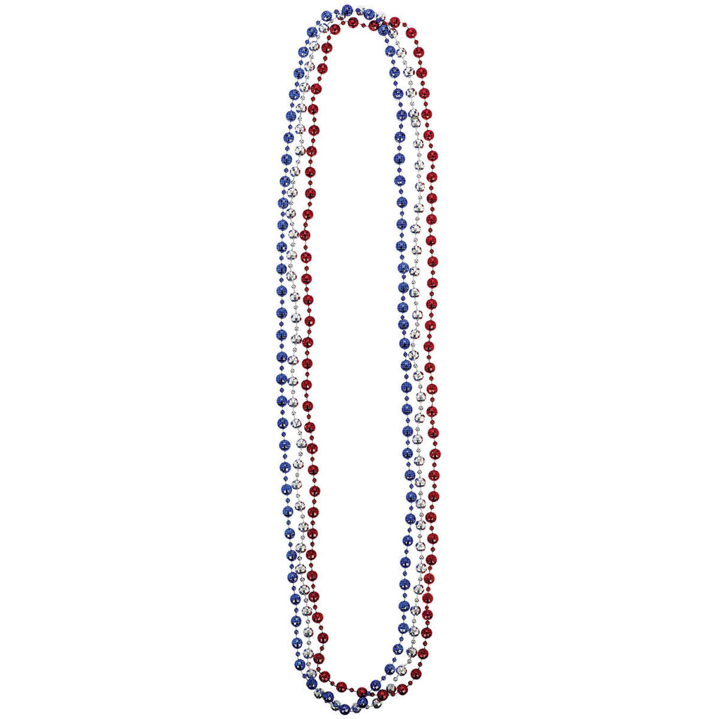 Patriotic Disco Ball Beads