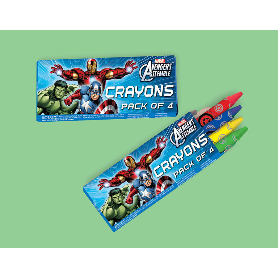 Avengers Crayon Box (4pc)
