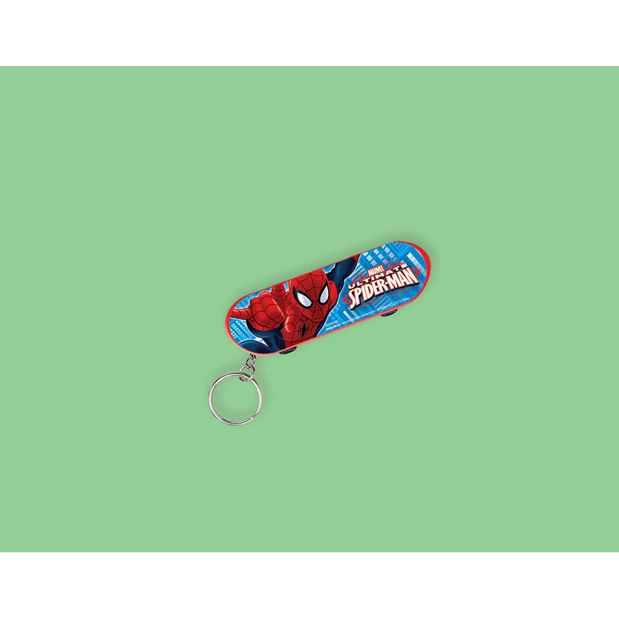 Spider-Man Skateboard Keychain