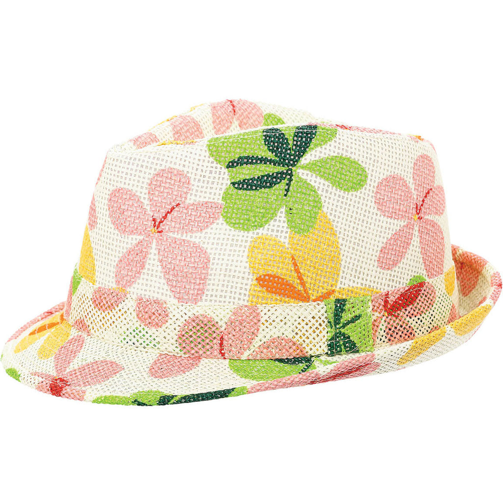 Printed Floral Women's Fedora