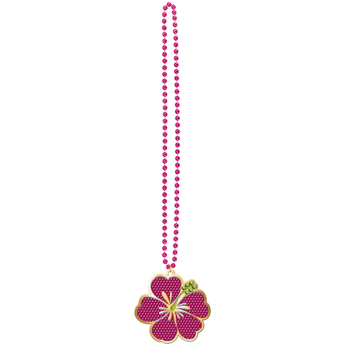 Bling Jumbo Hibiscus Necklace (1ct)