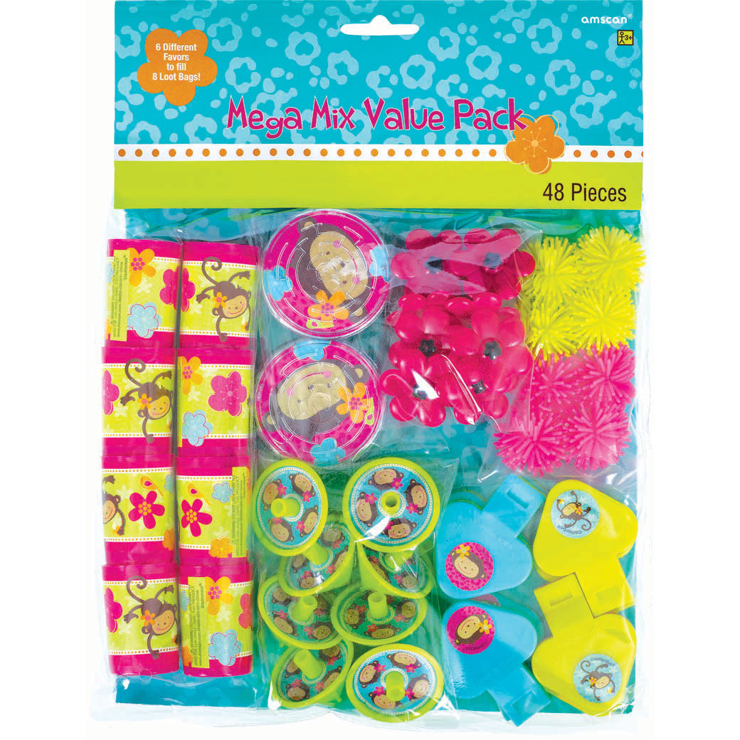 Monkey Love Favor Pack (48 Pieces)