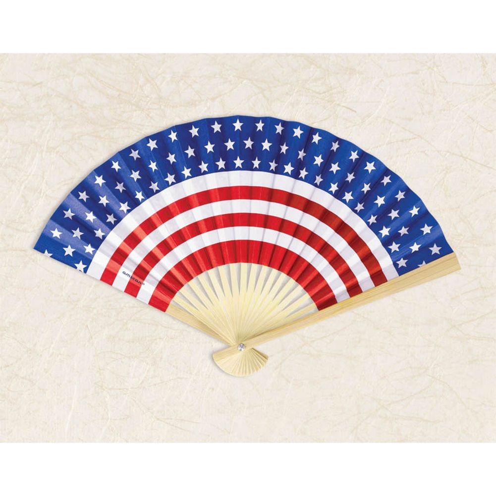 Patriotic Paper Fan