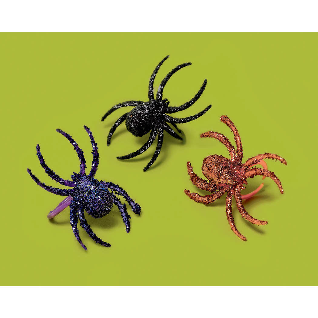 Glitter Spider Ring