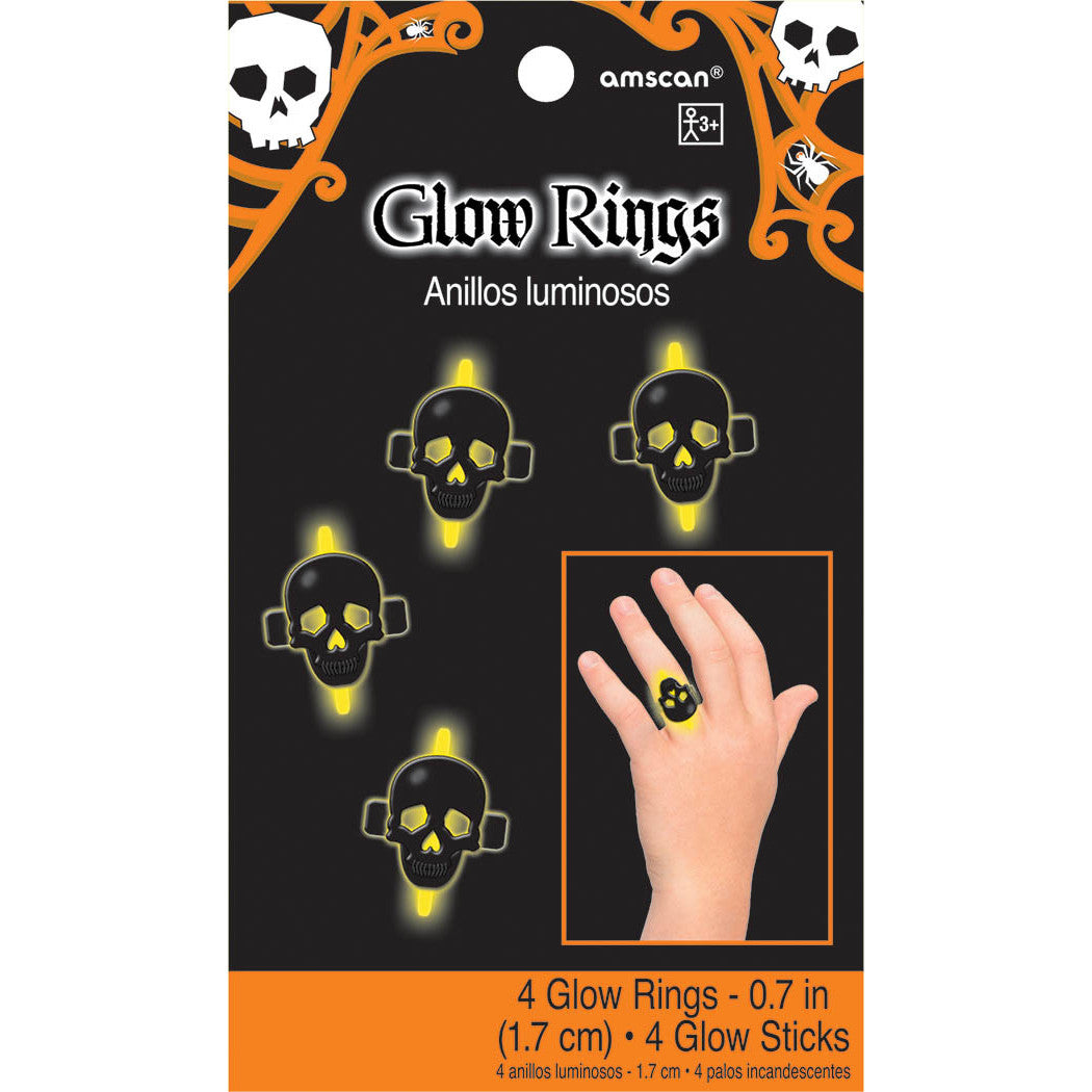 Glow Skull Rings