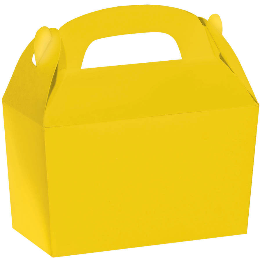 Sunshine Yellow Gable Treat Box