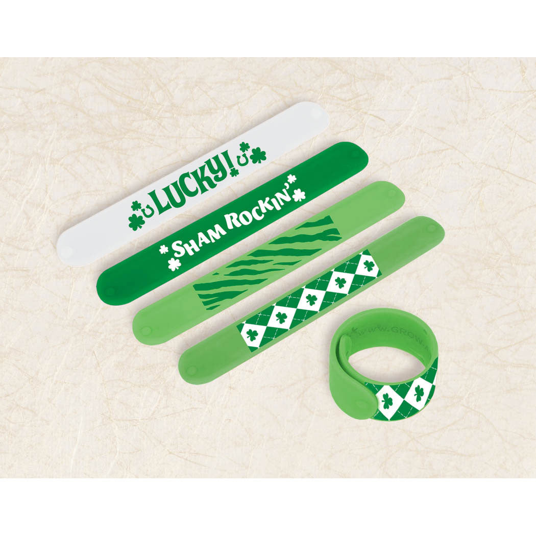 St. Patrick's Day Slap Bracelet (1 ct)