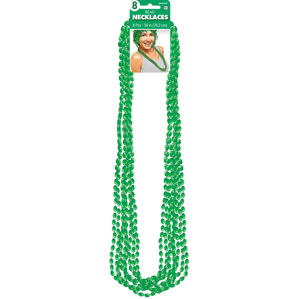 Green Metallic Beads