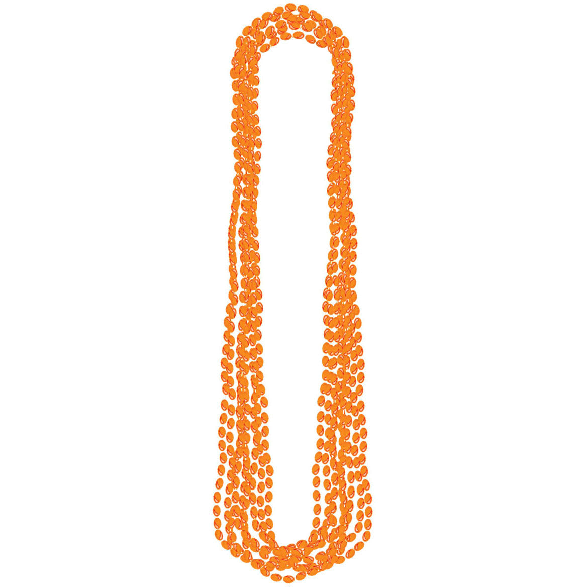 Orange Metallic Beads