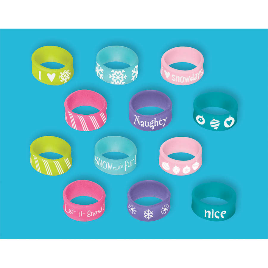 Christmas Attitude Rings