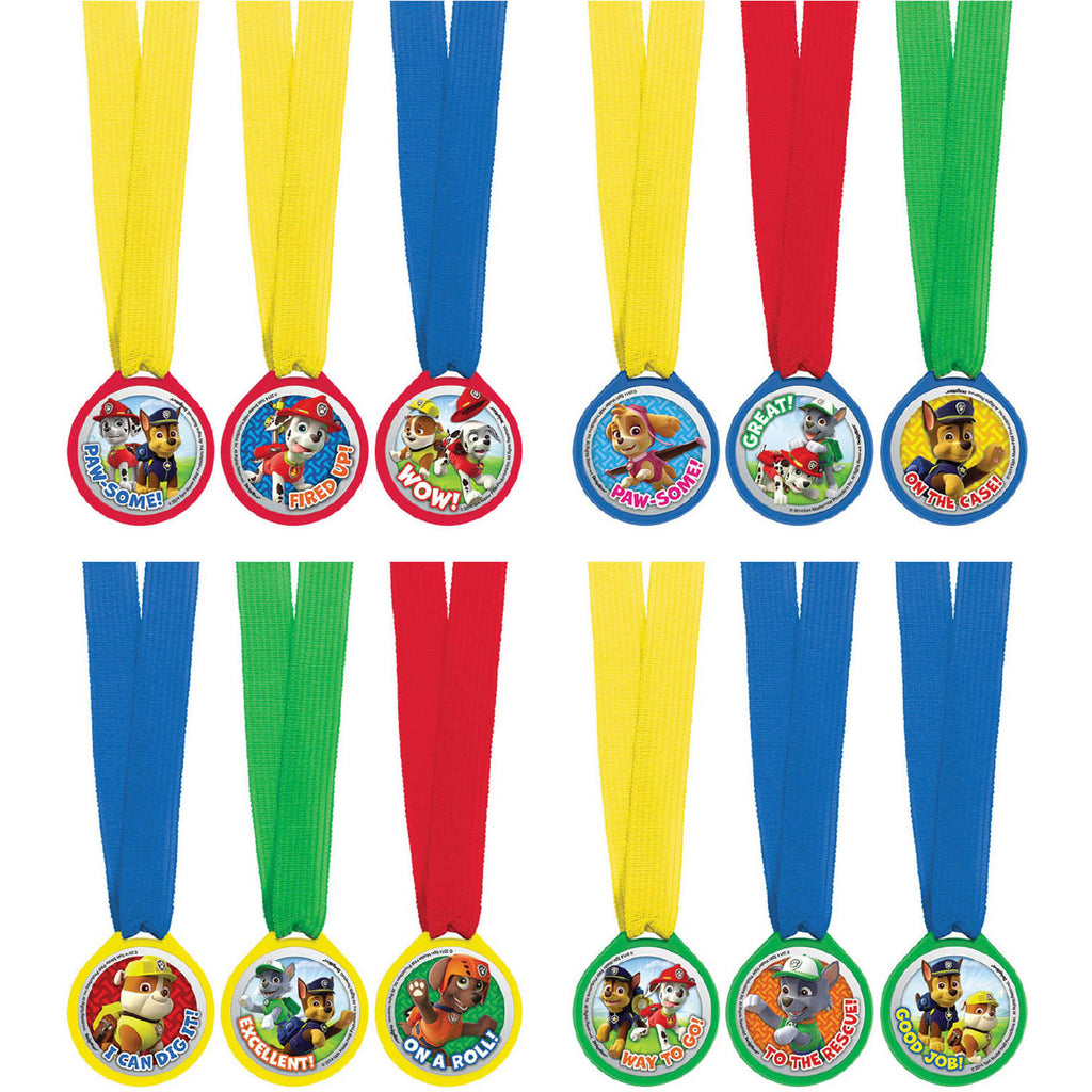 Paw Patrol Mini Award Medals (12ct)