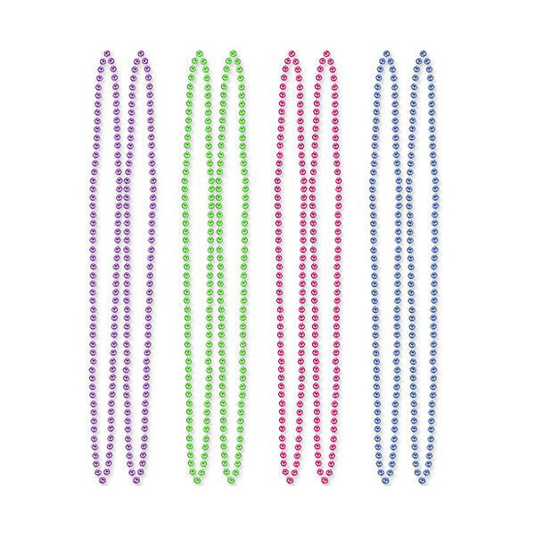 Diamond Metallic Bead Necklace