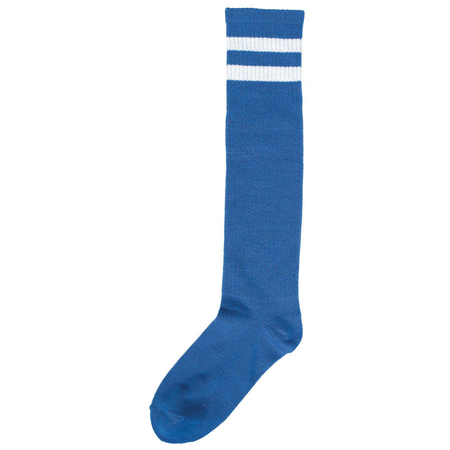 Blue with White Stripes Knee High Socks (1 pair)
