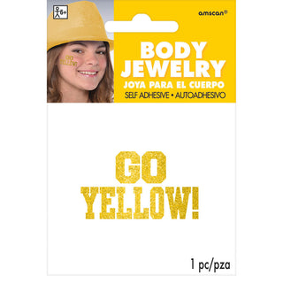 Go Yellow Body Jewelry
