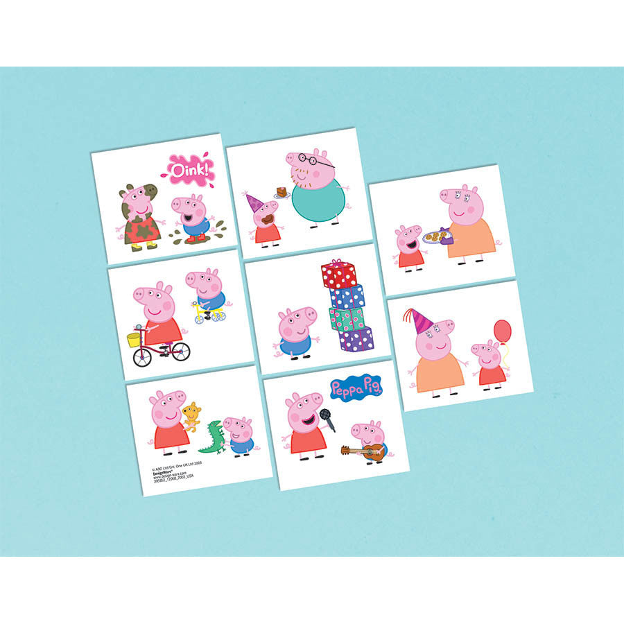 Peppa Pig Tattoos (16ct)