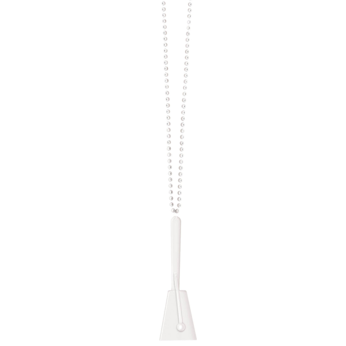 White Clacker Necklace