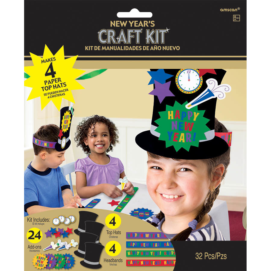 HAT TOP KIT CRAFT NEW YEARS