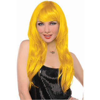 Yellow Glamorous Wig