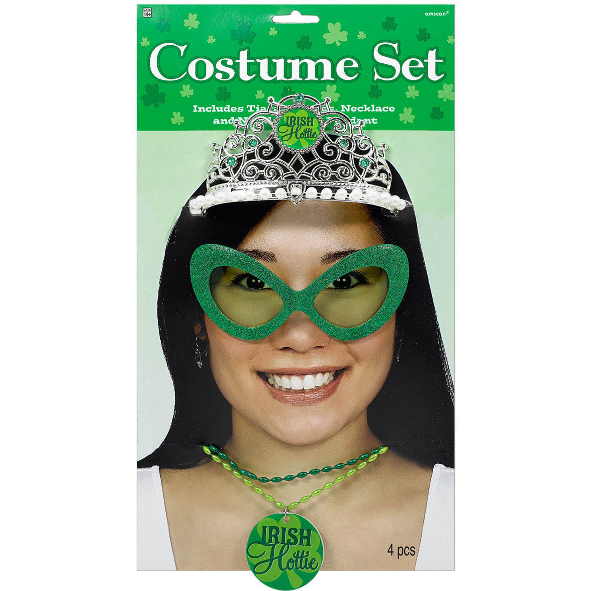 St. Patrick's Day Costume Set With Tiara