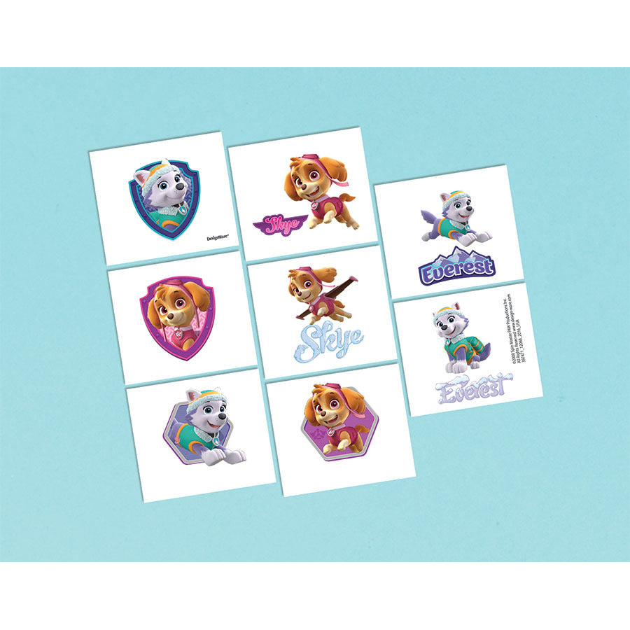 Paw Patrol Girls Tattoos (8ct)