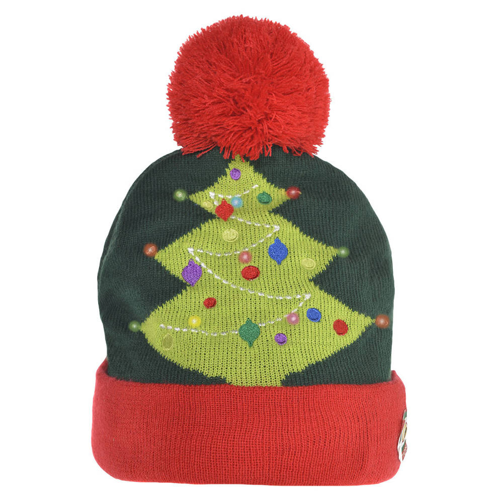 Light Up Christmas Beanie Novelty Hat