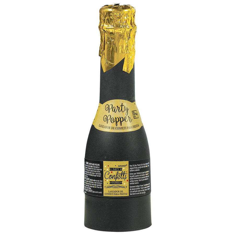 Mini Champagne Bottler Confetti Popper