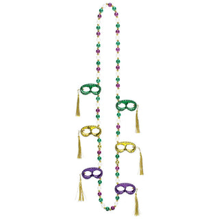 Mardi Gras Mask Necklace