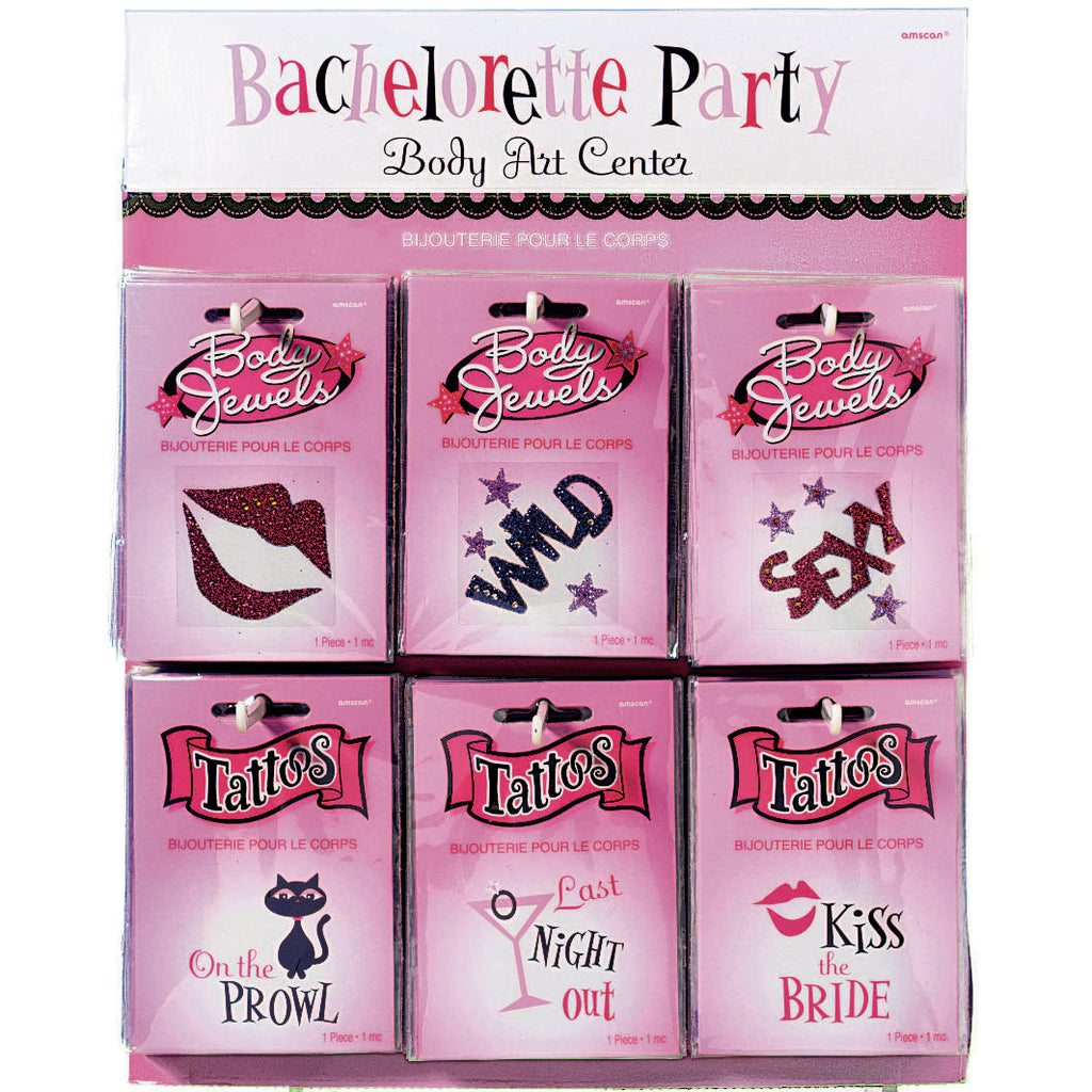 Bachelorette Party Assorted Body Jewelry