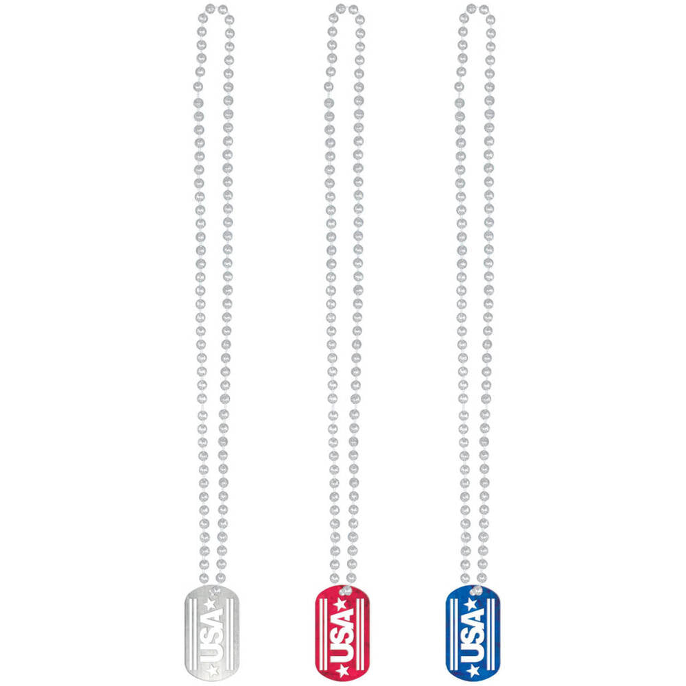 Patriotic Dog Tags (3 ct)