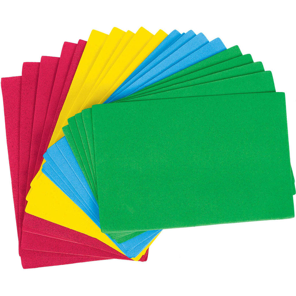 Primary Color 4x6 Foam Squares (20ct) – US Novelty